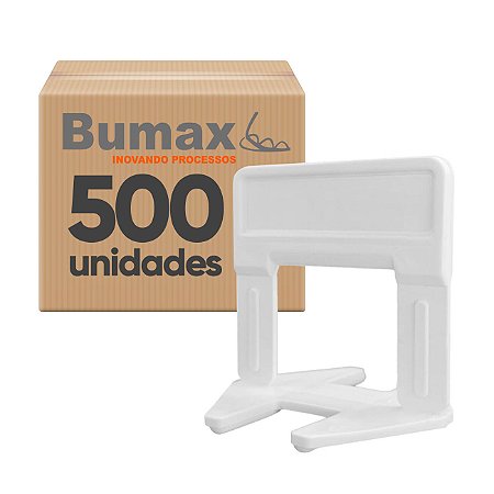 Espaçador Nivelador Linha Grande Pacote Com 500 Unidades Bumax