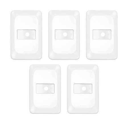 kit 5 Placa para Passagem de Fio Com Suporte 4x2 LGP20F Legrand