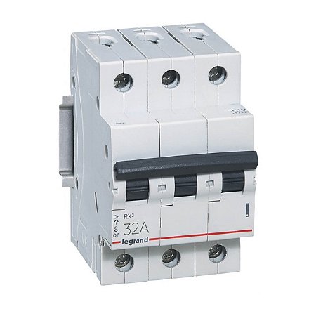 Disjuntor Tripolar 32a Curva C Capacidade 3000a PIAL Rx3 419562 Legrand