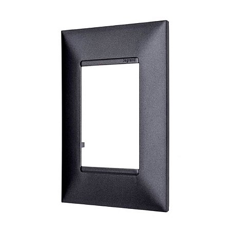 Placa 3 Postos 4X2 Preto Onix PIAL Plus+ 618503PO Legrand