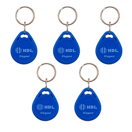 Kit 5 Tags Rfid 125khz Para Acionar Fechaduras Hdl Legrand