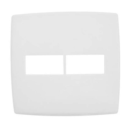 Placa 1+1 Postos 4x4 Branco PIAL PLUS (Antiga) 618511 Legrand