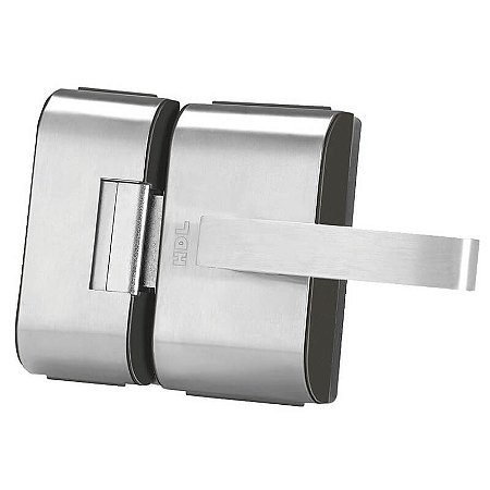 Fechadura para porta de vidro PV90 HDL Inox 2 Folhas Furação 90.01.03.084