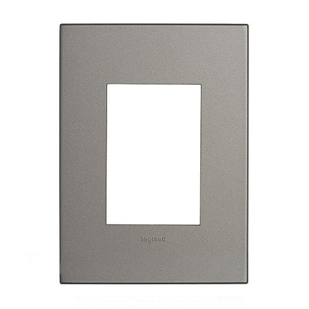 Placa 3 Postos 4x2 Magnésium Arteor Legrand 571493B