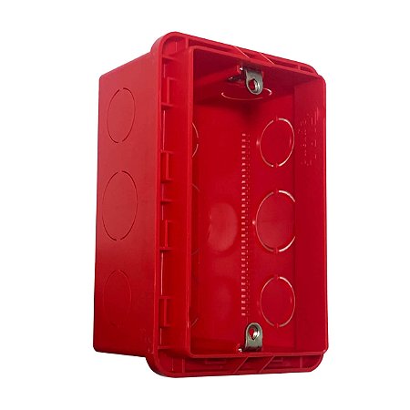 Caixa de Embutir para Alvenaria 4x2 Vermelha Pial 689014 Legrand