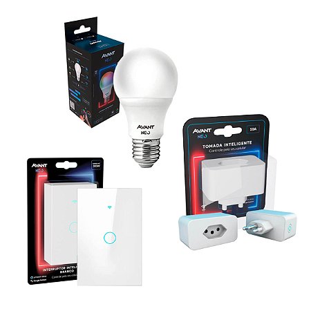 Casa Inteligente Avant Neo Tomada Interruptor Lâmpada Controle por App
