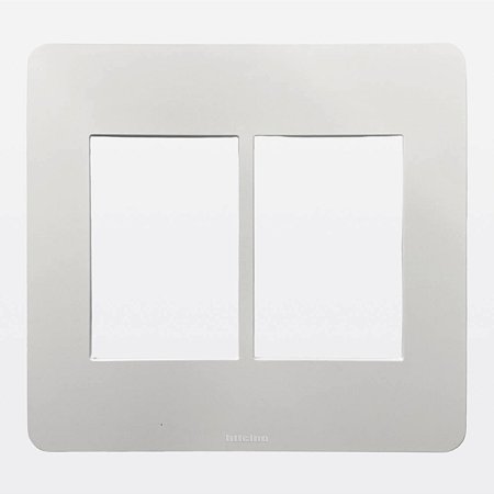 Placa 3+3 Postos Branco 6 postos 4x4 MatixGo Legrand JA4826M6JW