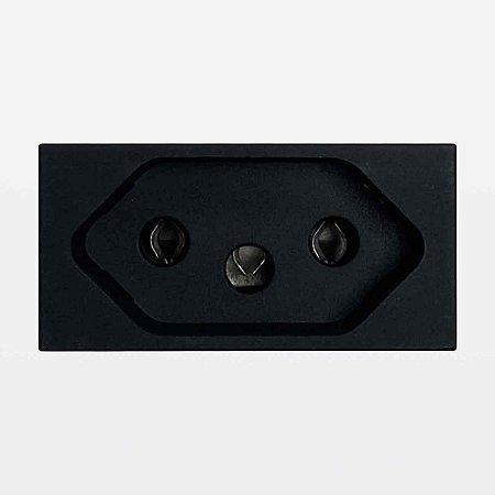 Módulo Tomada 20A Preto 2P+T MatixGo JB4166 Legrand Bticino Borne Parafuso