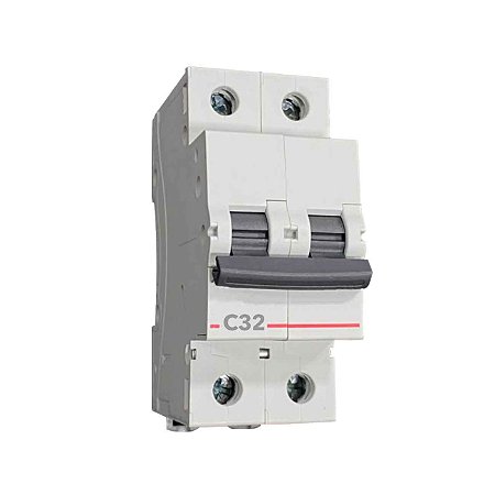 Disjuntor Bipolar 32a Curva C Legrand Rx3 3000a 419551