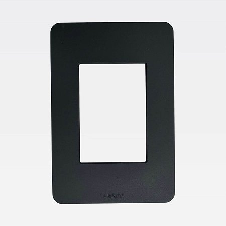 Placa 3 Postos 4x2 Preta MatixGo Legrand JA4803JB