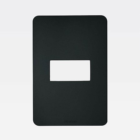 Placa 1 Posto Preta 4x2 MatixGo Legrand JA4803M1JB