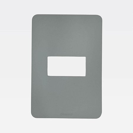 Placa 1 Posto 4x2 Cinza MatixGO Legrand Bticino JA4803M1JG