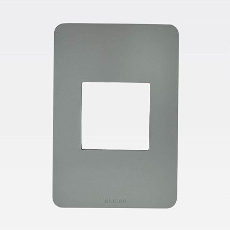 Placa 2 Postos 4x2 Cinza MatixGo Legrand JA4819JG