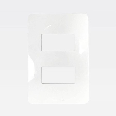 Placa 2 Postos 4x2 Branca MatixGo Legrand JA4819JW