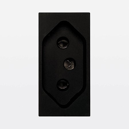 Módulo Tomada 10A Preto MatixGo Legrand Bticino MatixGo JB4165