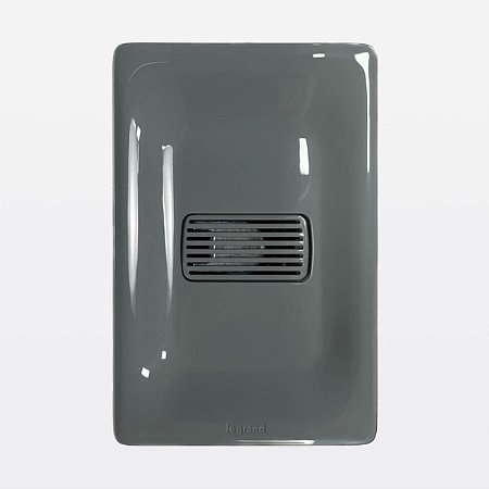 Conjunto 4x2 Placa + Campainha Cigarra 127v Cinza Zeffia Legrand 680132C