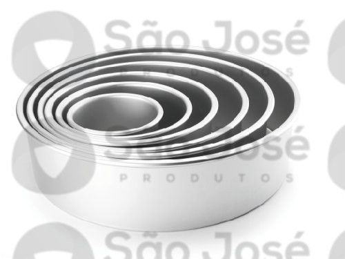 formas de alumínio, redonda bolo - São José Produtos