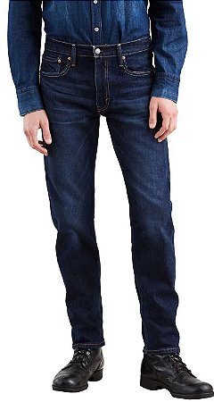 Calça Jeans Levis Masculina - Ref. 502-0087 Regular Taper - Boca Fina - Algodão / Elastano