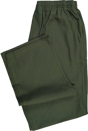 Calça de Elástico Masculina Com Zipper - Stargriff - 100% Algodão - Ref. 421 Verde