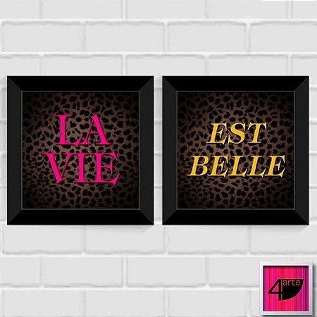 Quadros La Vie Est Belle