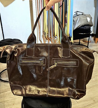 Bolsa Teresina Marrom Chocolate
