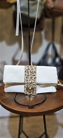 Bolsa São Conrado BRANCA ONÇA