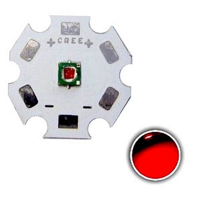 Led 3w Far Red 720nm Vermelho Deep