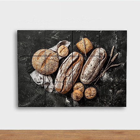 Painel Decorativo Pães Artesanais