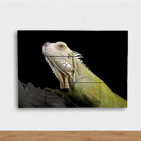 Painel Decorativo Lagarto Verde