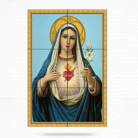 Painel Decorativo de Imaculado Coração de Maria - MOD 03