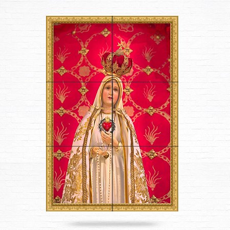 Painel Decorativo de Nossa Senhora de Fátima - MOD 02