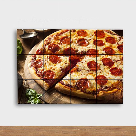 Painel Decorativo Pizza Peperoni