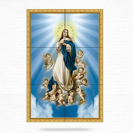 Painel Decorativo de Nossa Senhora Imaculada Conceição MOD 12
