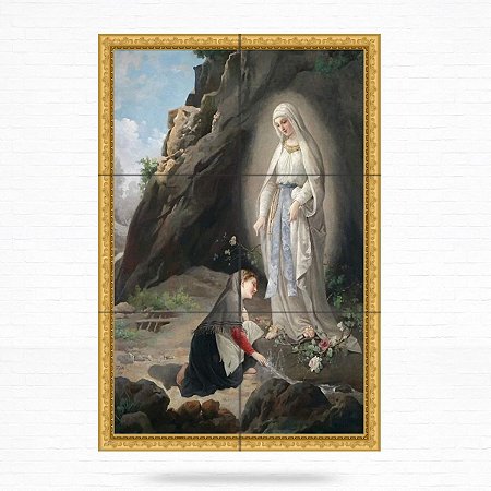 Painel Decorativo de Nossa Senhora de Lourdes - Imaculada Conceição