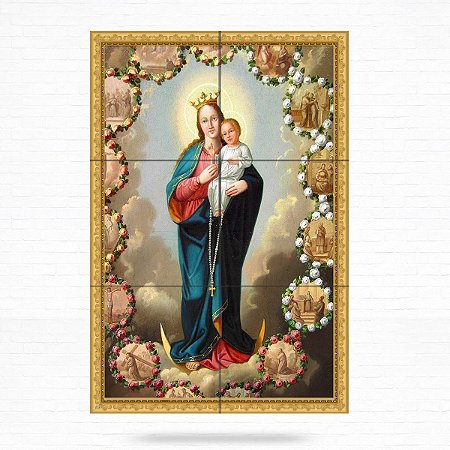 Painel Decorativo de Nossa Senhora do Rosário