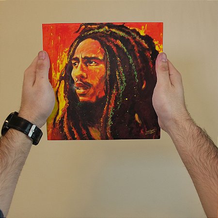 Azulejo Decorativo Bob Marley em Arte