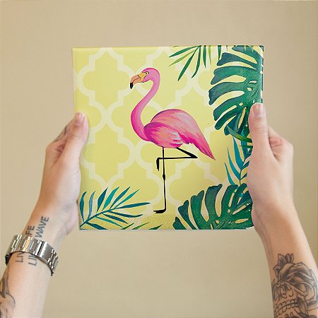 Azulejo Decorativo Flamingo