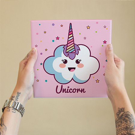 Azulejo Decorativo Unicornio Nuvem