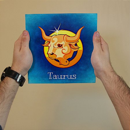 Azulejo Decorativo TOURO - Coleção Signos do Zodíaco