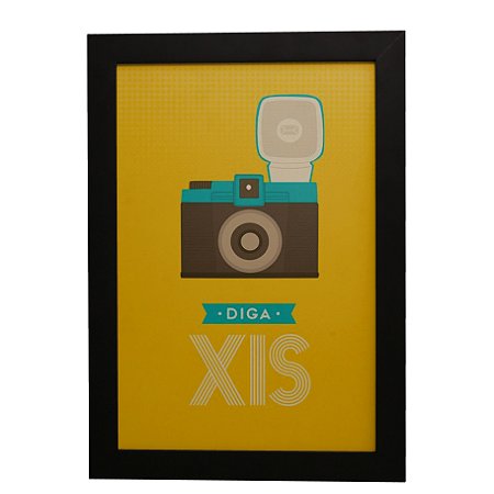 Quadro Decorativo Diga Xis