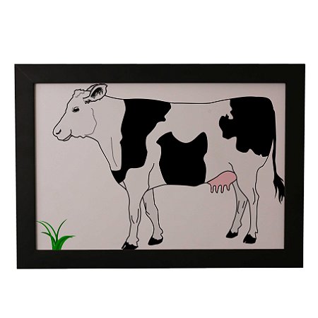 Quadro Decorativo Vaquinha