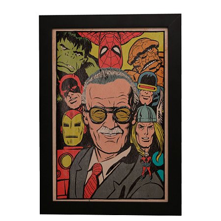 Quadro Decorativo Stan Lee (Marvel)