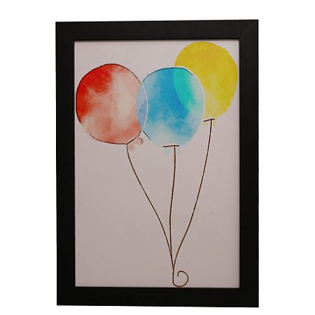 Quadro Decorativo Três Balões