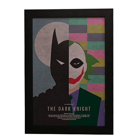 Quadro Decorativo Batman e Coringa