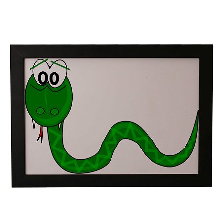 Quadro Decorativo Infantil Cobrinha