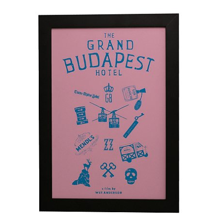 Quadro Decorativo Grand Budapest Hotel