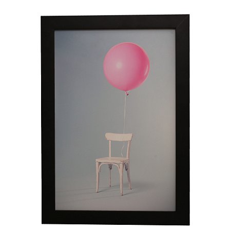 Quadro Decorativo Cadeira e Balão