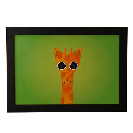 Quadro Decorativo Infantil Girafa