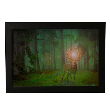 Quadro Decorativo Alce Iluminado