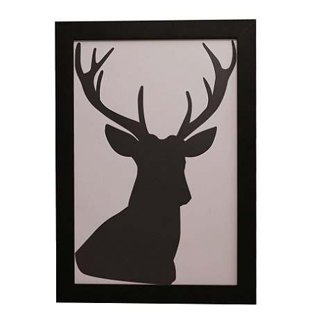 Quadro Decorativo Sombra Alce